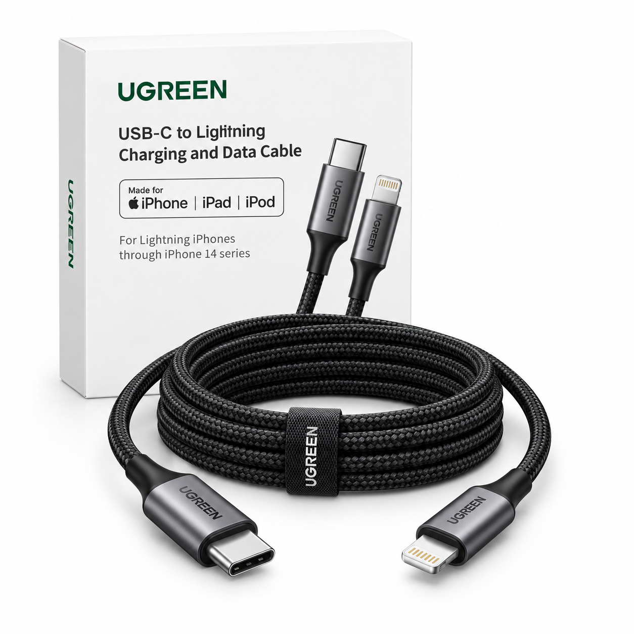 UGREEN USB-C la Lightning MFi 20W