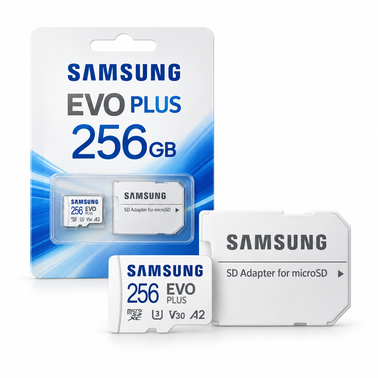 Samsung EVO Plus microSDXC 256GB + adaptor