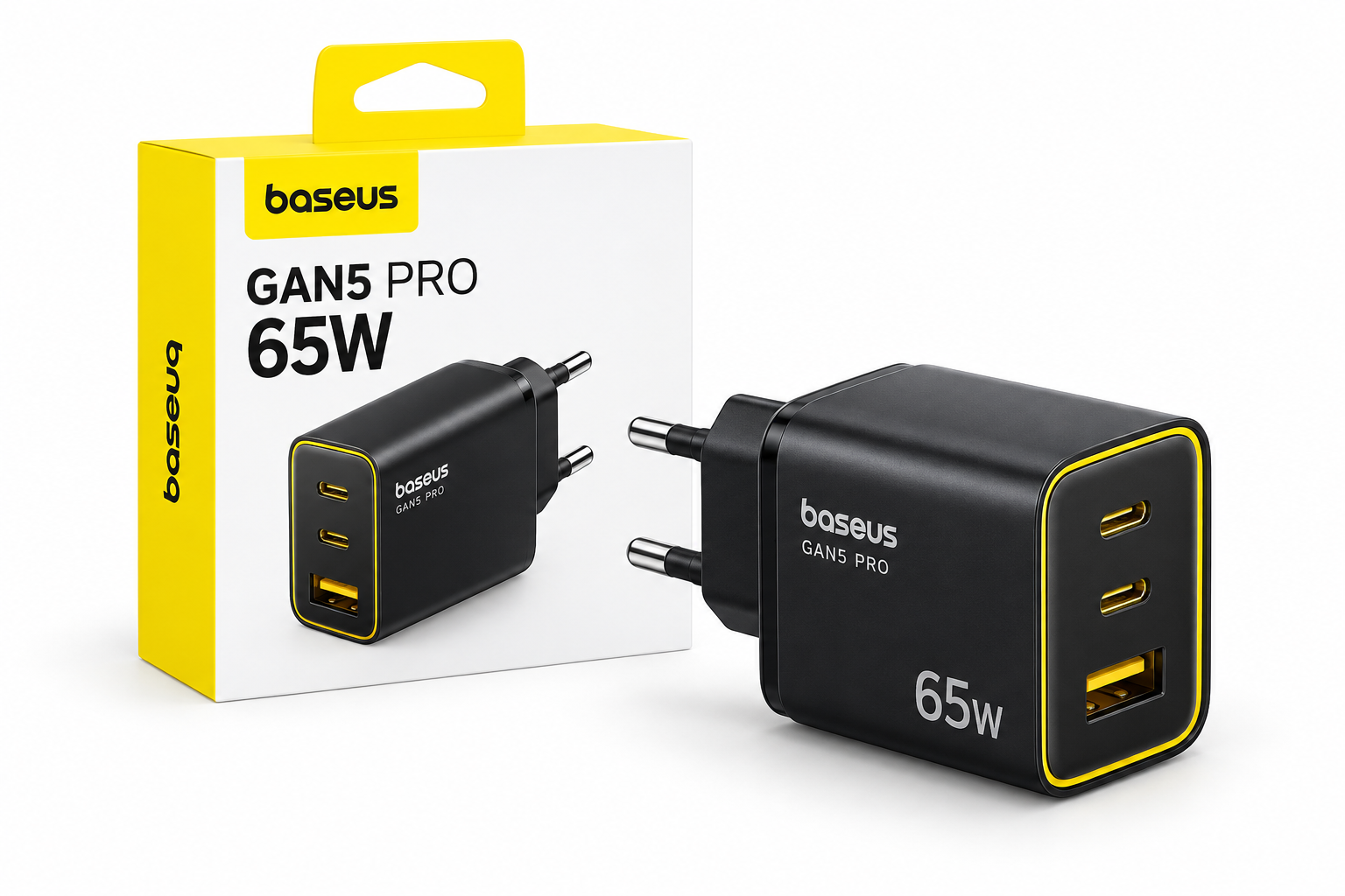 Baseus GaN5 Pro 65W încărcător rapid EU