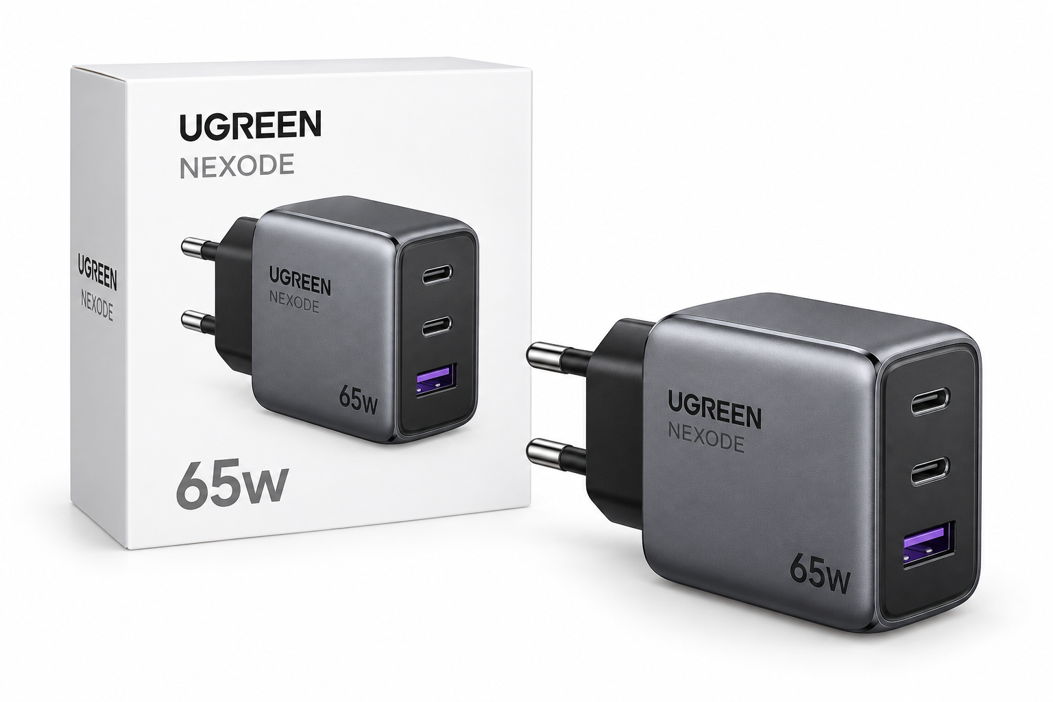 UGREEN Nexode 65W încărcător rapid GaN EU